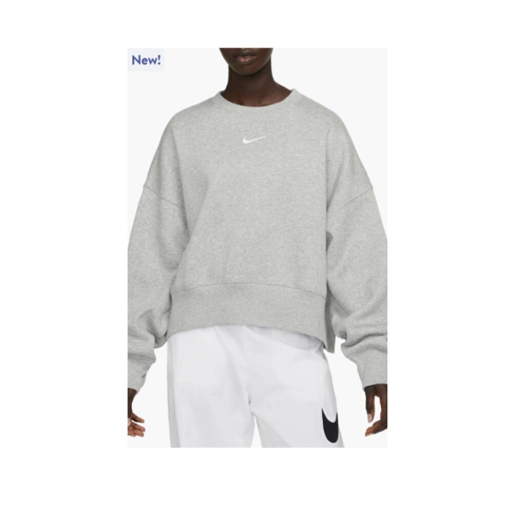 Nike, XS Sportswear Phoenix Fleece, Dark Grey Heather / Sail